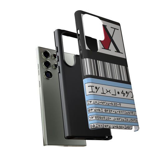 Barcode ID Phone Case – Retro Tech Minimalist Protective Cover