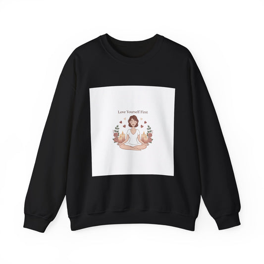 Love Yourself First Sweatshirt | Self Care Valentine, Treat Yourself