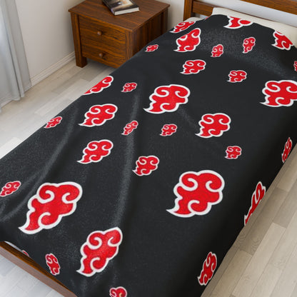 Akatsuki Cloud Velveteen Plush Blanket — Anime-Inspired Cozy Throw