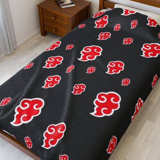 Akatsuki Cloud Velveteen Plush Blanket — Anime-Inspired Cozy Throw