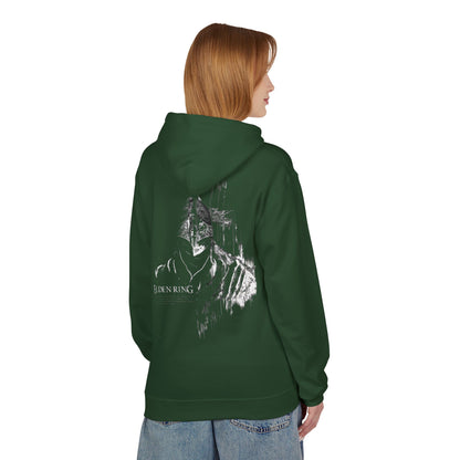 Hoodie — Subtle Grunge Portrait Graphic Pullover