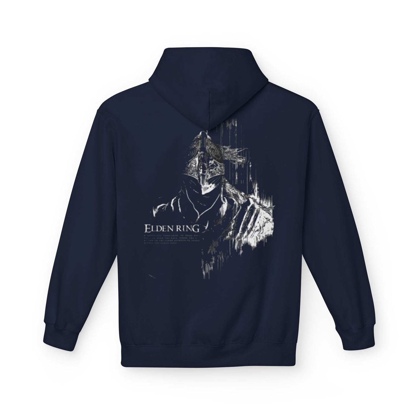Hoodie — Subtle Grunge Portrait Graphic Pullover