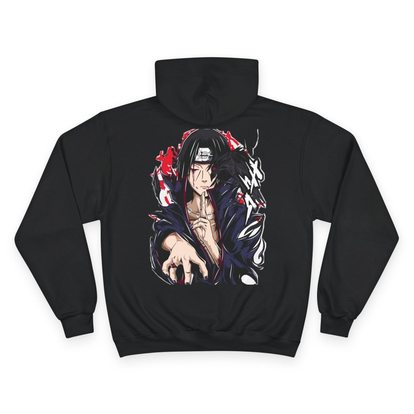 Anime Itachi Hoodie — Naruto Uchiha Itachi Graphic Champion Hoodie
