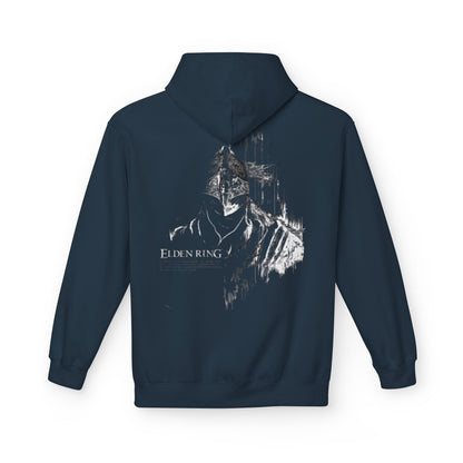 Hoodie — Subtle Grunge Portrait Graphic Pullover