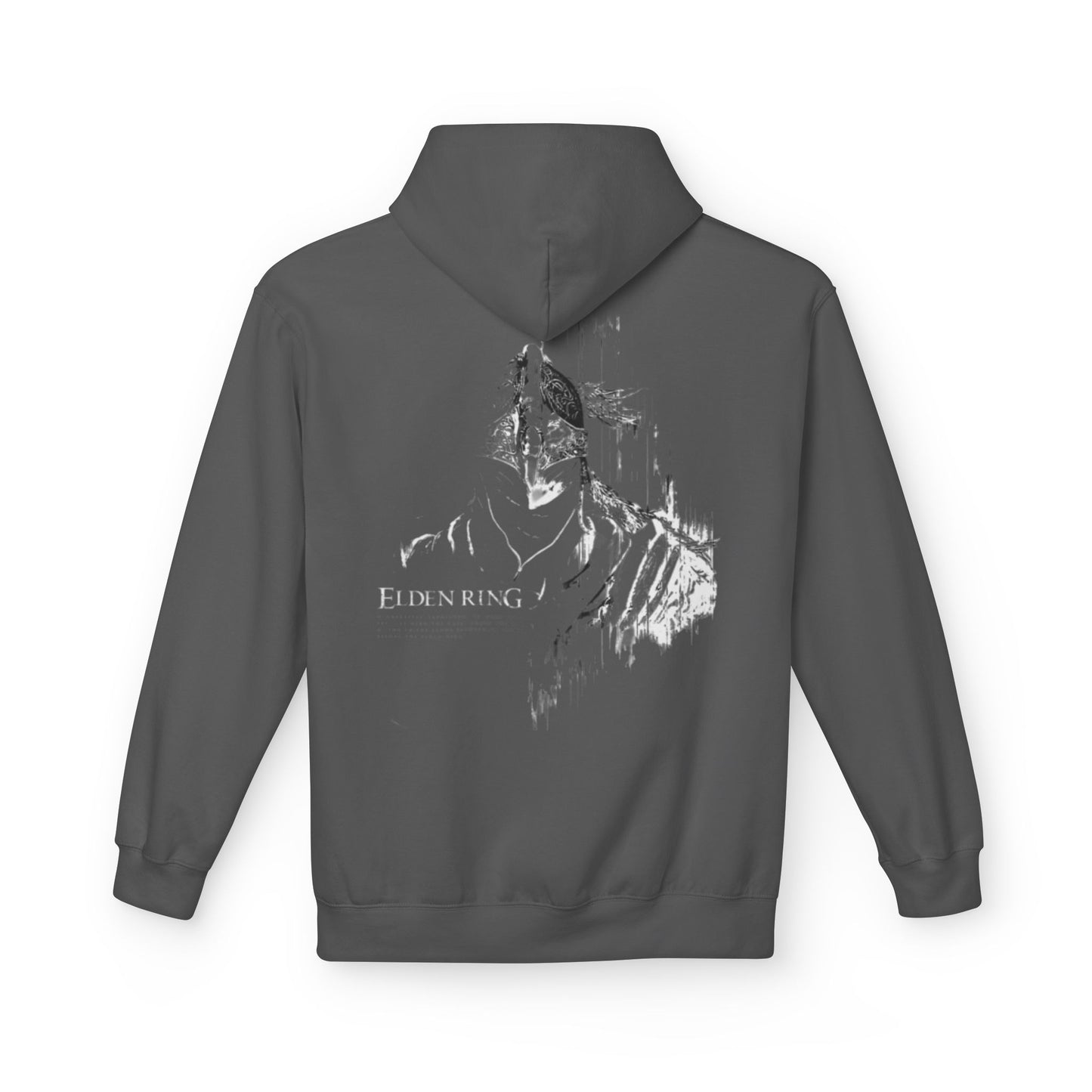 Hoodie — Subtle Grunge Portrait Graphic Pullover