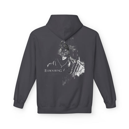 Hoodie — Subtle Grunge Portrait Graphic Pullover
