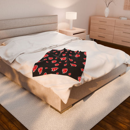 Akatsuki Cloud Velveteen Plush Blanket — Anime-Inspired Cozy Throw