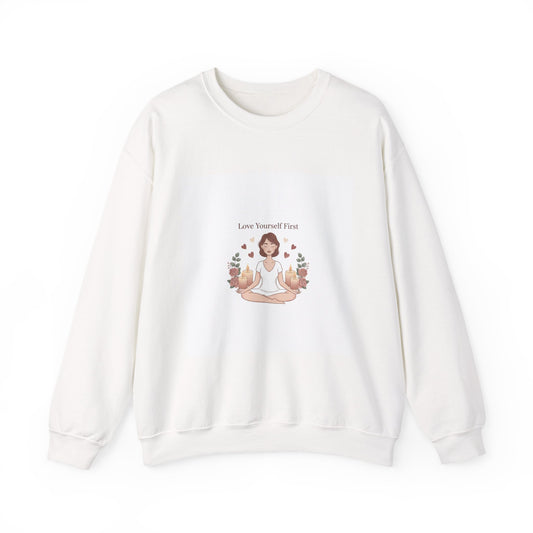 Love Yourself First Sweatshirt | Self Care Valentine, Treat Yourself