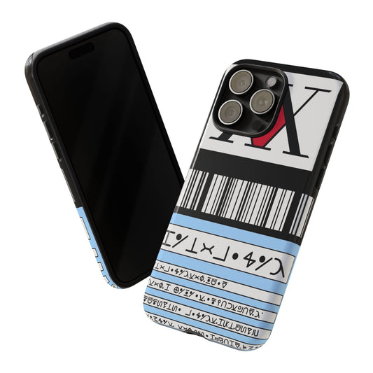 Barcode ID Phone Case – Retro Tech Minimalist Protective Cover