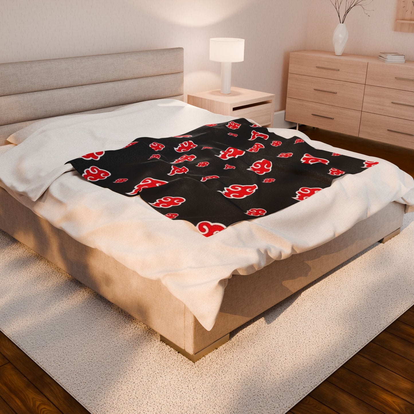 Akatsuki Cloud Velveteen Plush Blanket — Anime-Inspired Cozy Throw