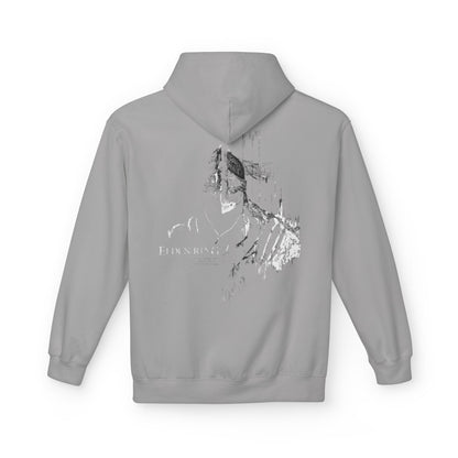 Hoodie — Subtle Grunge Portrait Graphic Pullover