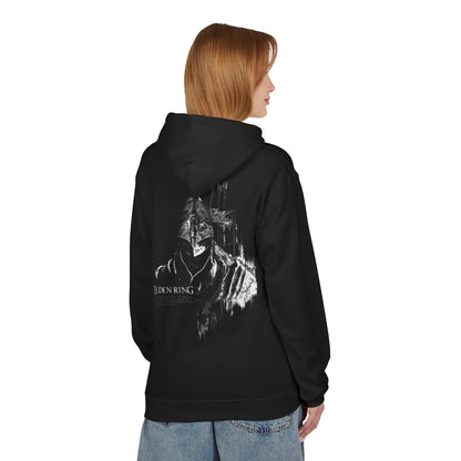 Hoodie — Subtle Grunge Portrait Graphic Pullover