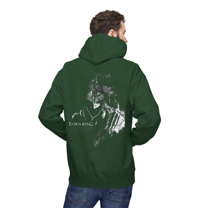 Hoodie — Subtle Grunge Portrait Graphic Pullover