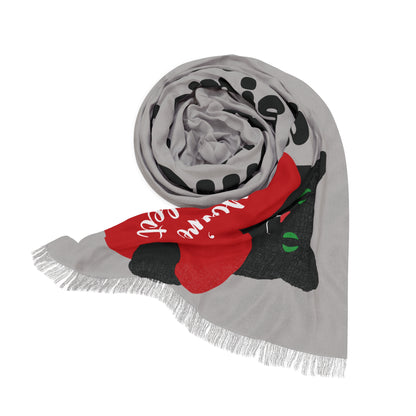 Home Is Where My Mom Is Scarf – Cat Holding Heart "You're Purrfect"