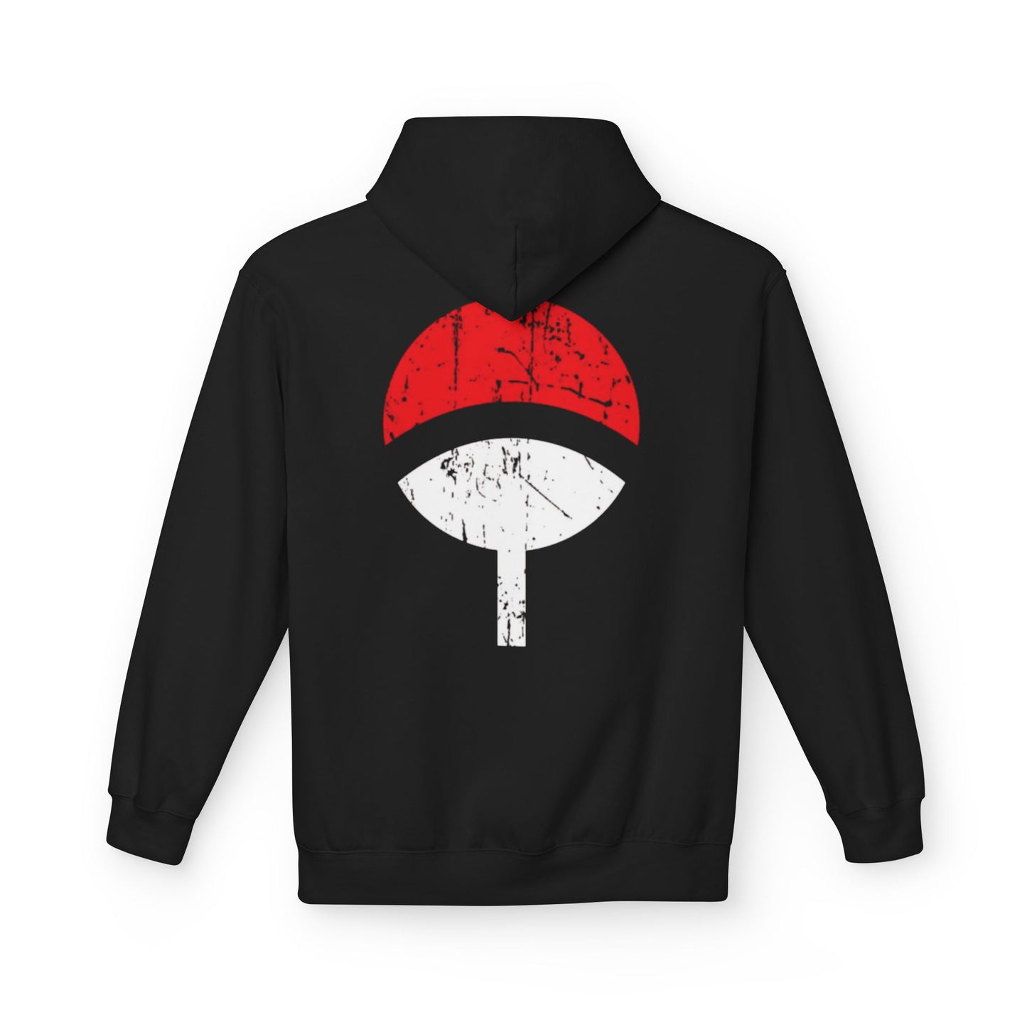 Anime Sharingan Eyes Hoodie — Uchiha-Inspired Red & Purple Eye Graphic Pullover