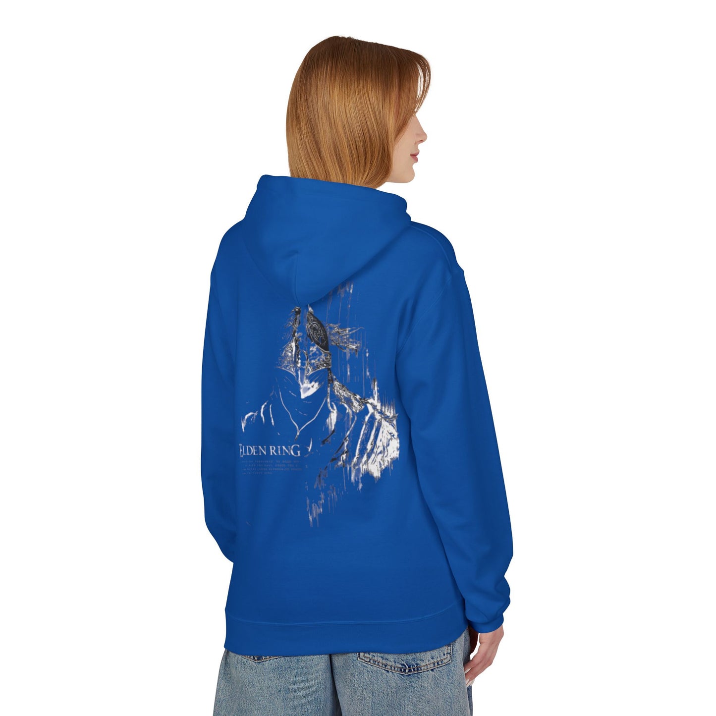 Hoodie — Subtle Grunge Portrait Graphic Pullover