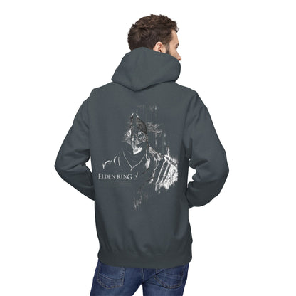 Hoodie — Subtle Grunge Portrait Graphic Pullover