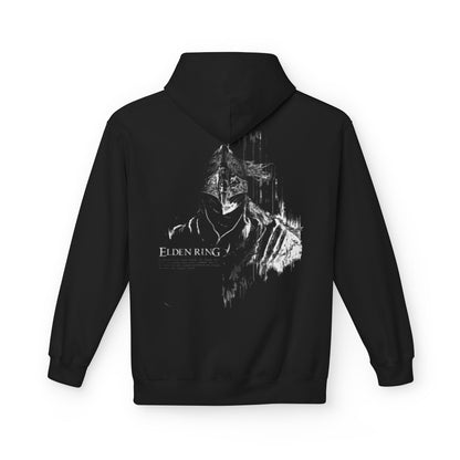 Hoodie — Subtle Grunge Portrait Graphic Pullover
