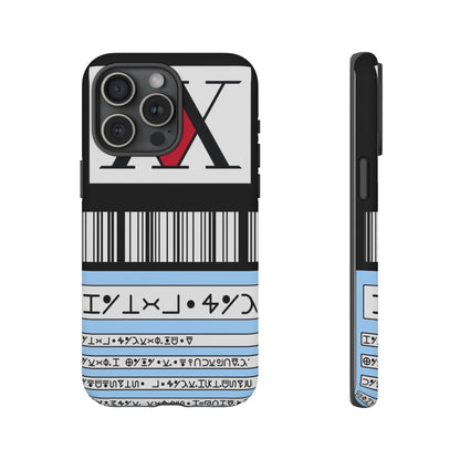 Barcode ID Phone Case – Retro Tech Minimalist Protective Cover