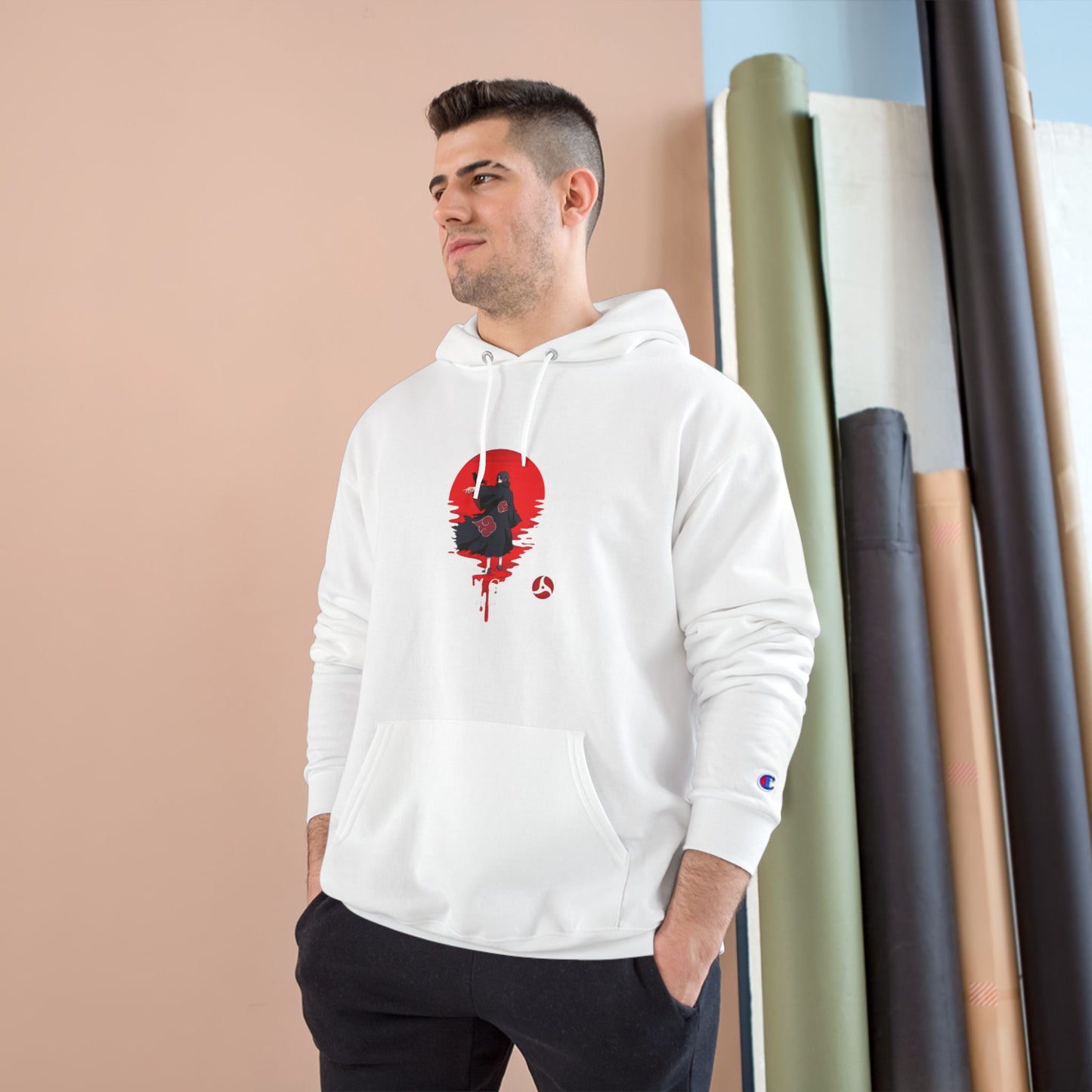 Anime Itachi Hoodie — Naruto Uchiha Itachi Graphic Champion Hoodie