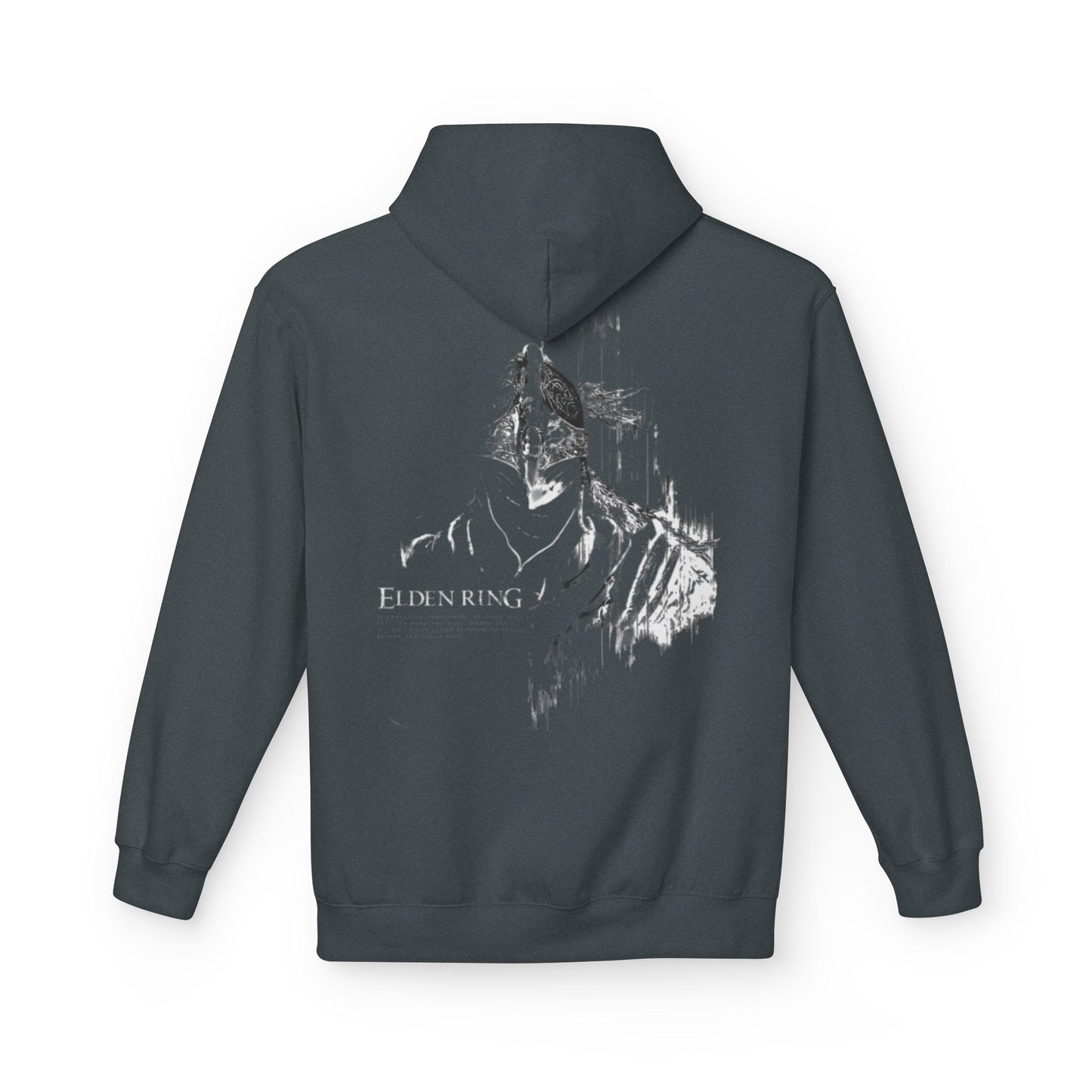 Hoodie — Subtle Grunge Portrait Graphic Pullover