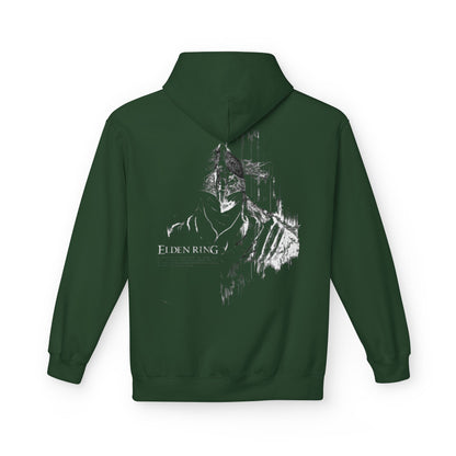 Hoodie — Subtle Grunge Portrait Graphic Pullover