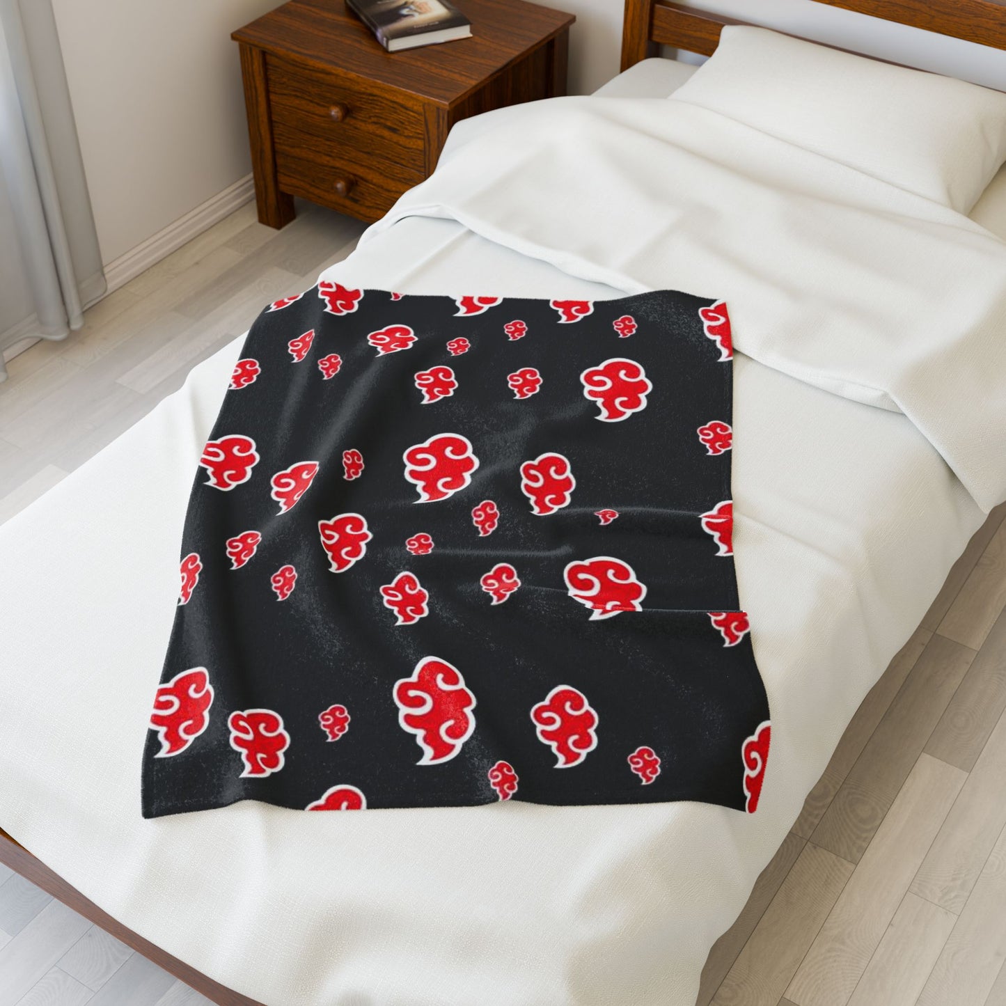 Akatsuki Cloud Velveteen Plush Blanket — Anime-Inspired Cozy Throw