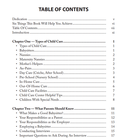 A Parent’s Guide to Locating RESPONSIBLE CHILD CARE