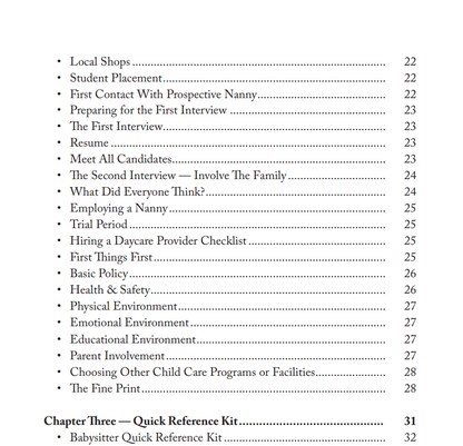 A Parent’s Guide to Locating RESPONSIBLE CHILD CARE