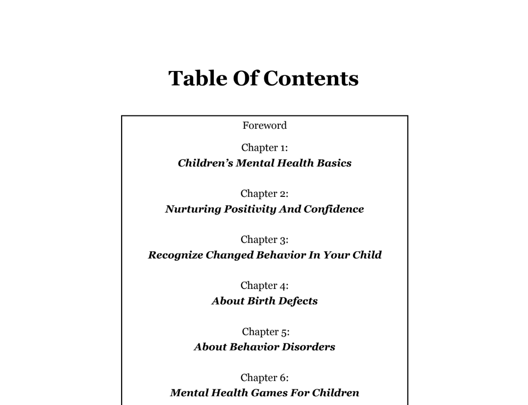 Your Child's Mental Health 🧠